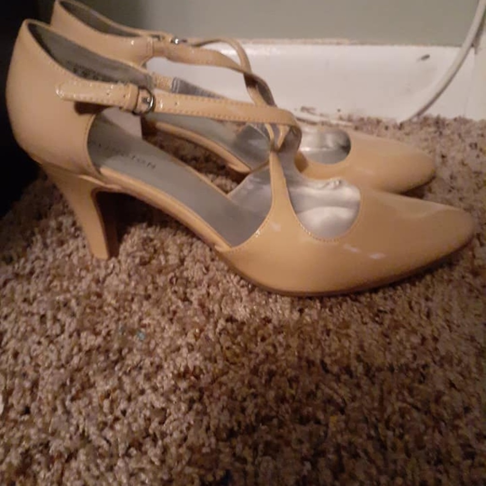 Cream heels